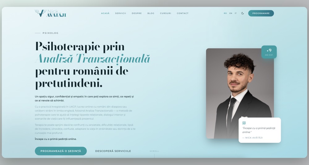 Nick the Psychologist, mockup de proiect